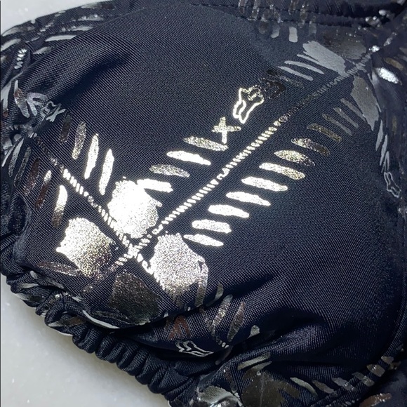 🌊Fox Racing held up triangle bikini top metallic - Picture 3 of 4